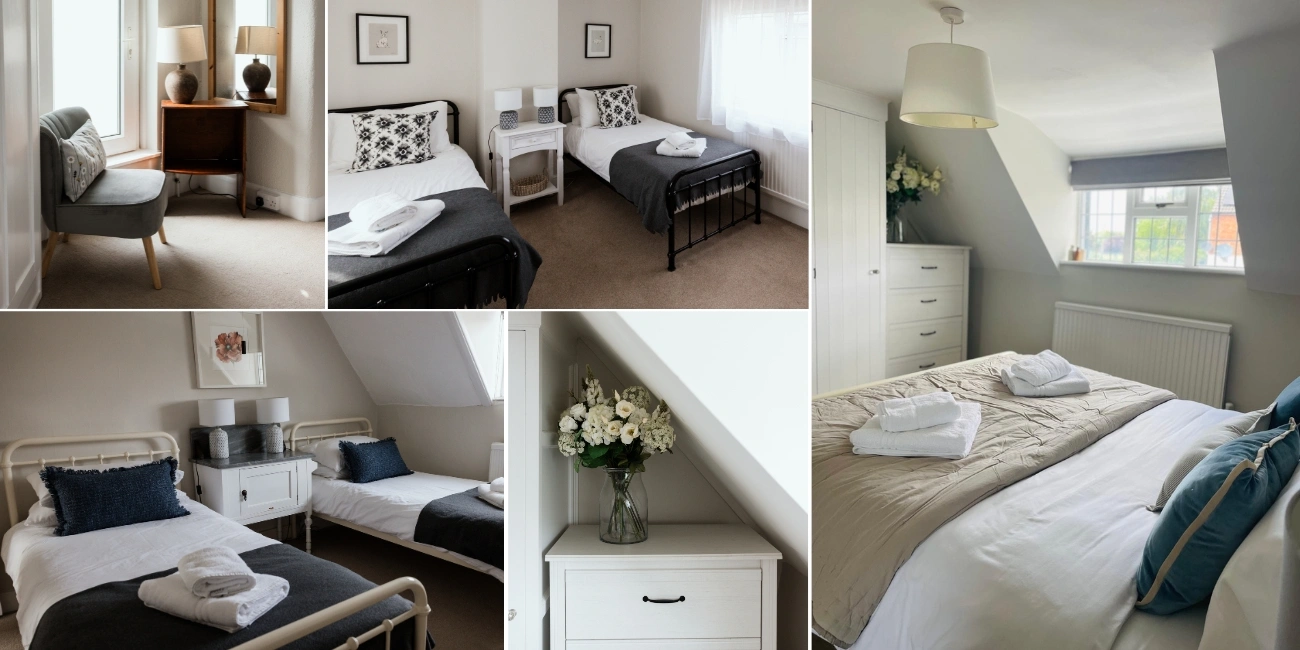 The White Horse Accommodation Bedroom