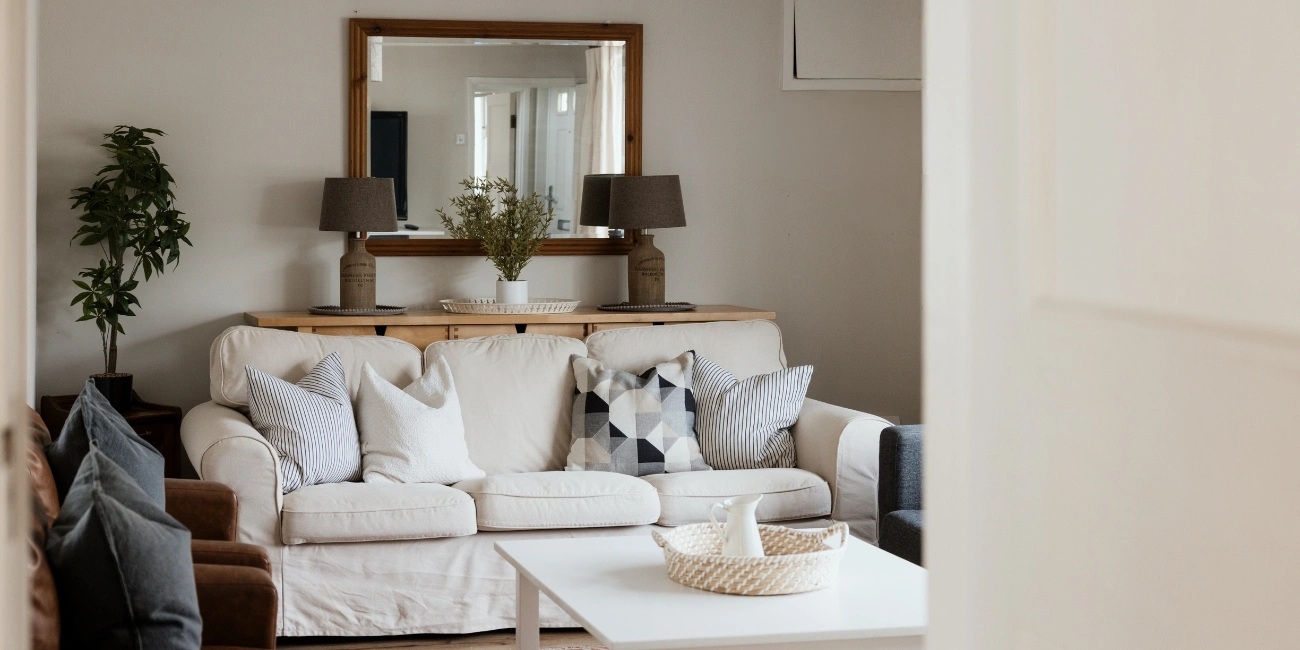 The White Horse Accommodation Living Space