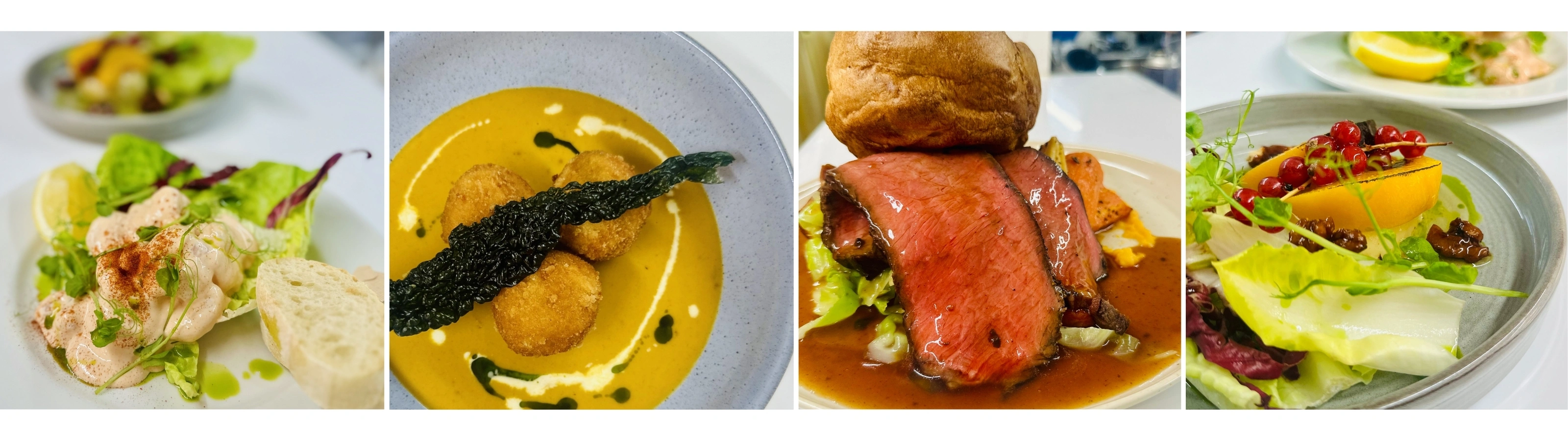 The White Horse Baston, Chefs Menu