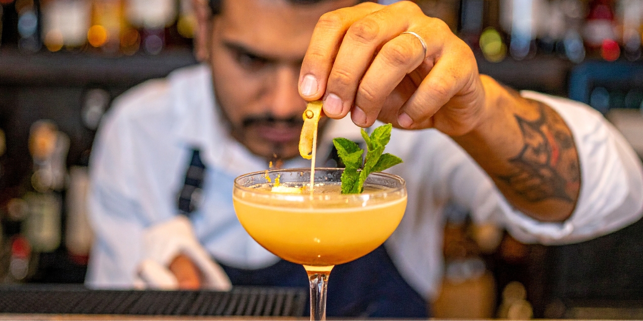 Canapes at the white horse baston