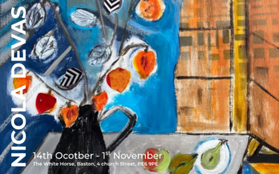Local Artist, Nicola Devas at The White Horse Baston
