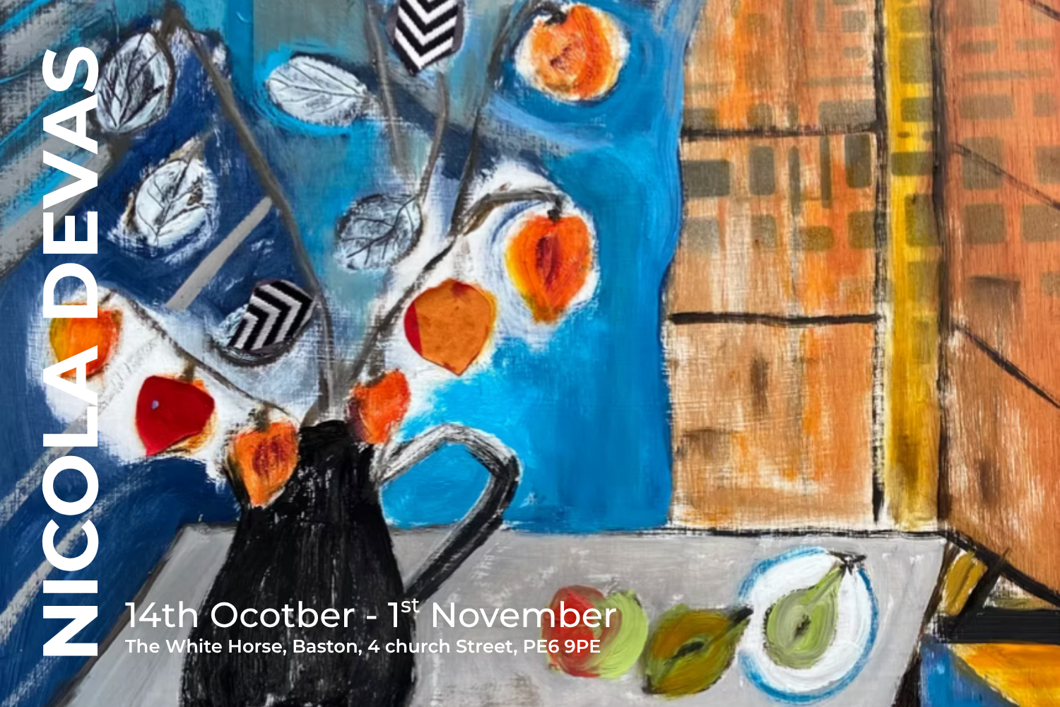 Nicola Devas Art Exhibition at The White Horse 